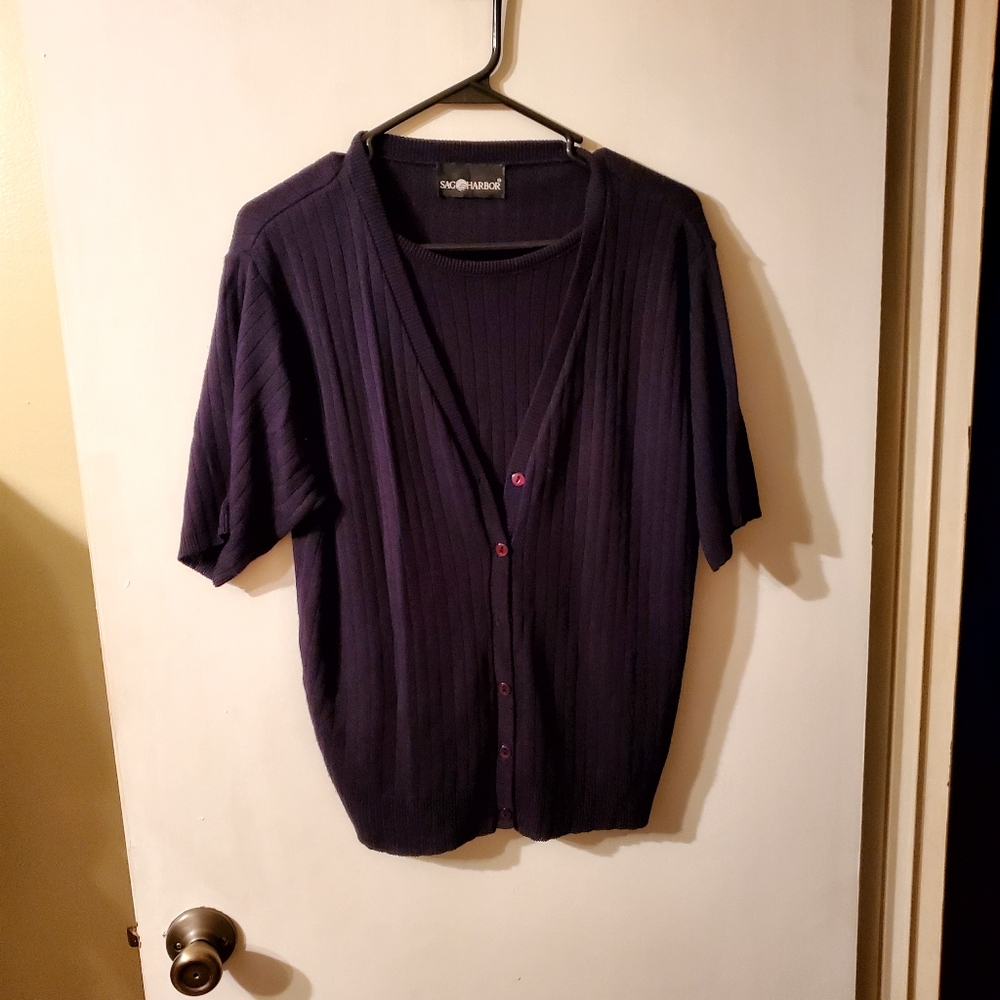 Sag Harbor women's sweater Blue